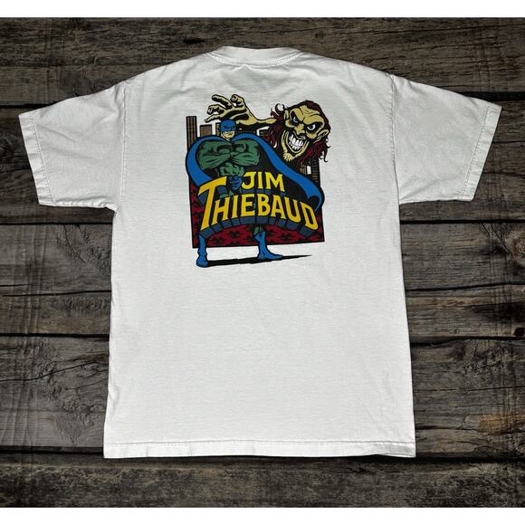 NHS Other - VTG 90s Y2K NHS Skate Jim Thiebaud Santa Monica Airlines Art T Shirt Size Medium